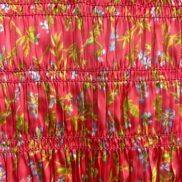 J Crew Smocked featherweight satin tank top, BNWT, size M - Picture 10 of 10